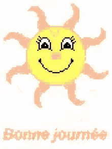 Gif animé bonne journée soleil
